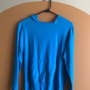 Blue thin hoodie